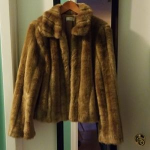 Faux fur jacket